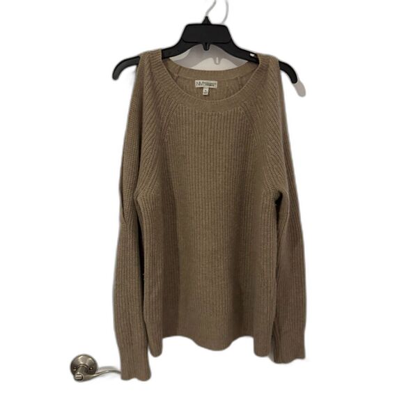 Neiman Marcus Sweaters - Neiman Marcus Cashmere Cold Shoulder Sweater